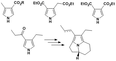 Some 3,4-disubstituted pyrroles